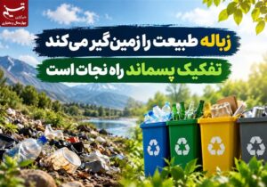 زباله طبیعت را زمین‌گیر می‌کند/تفکیک پسماند راه نجات است