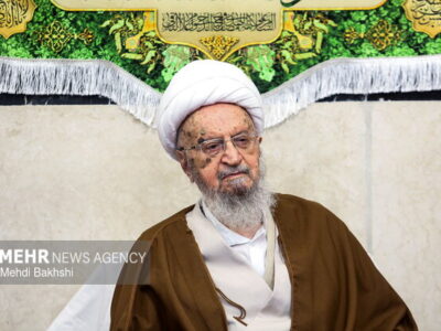 عارف با آیت‌الله مکارم شیرازی دیدار و گفتگو کرد