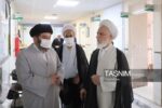 عیادت نماینده رهبر معظم انقلاب از آیت‌الله شبیری‌زنجانی