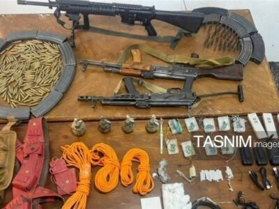 کشف ۹ قبضه سلاح و مهمات جنگی در آذربایجان غربی