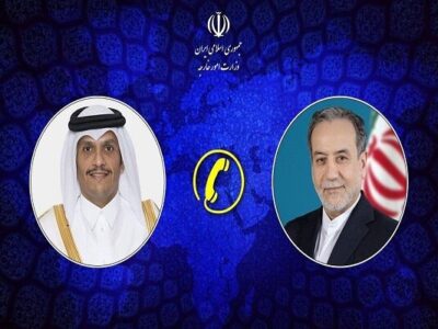 تماس تلفنی وزیر امور خارجه قطر با وزیر خارجه کشورمان